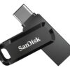SanDisk Ultra Dual Drive USB flash drive 128 GB USB Type-A / USB Type-C 3.2 Gen 1 (3.1 Gen 1) Black, Silver