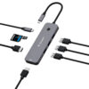 bc857fb86678aae596f1909f6ae7a7e963c1865f Verbatim CMH-08 USB Type-C 5000 Mbit/s Silver