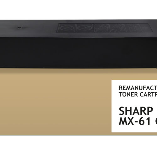 Compatible SHARP MX-61 GTBA, remanufactured toner, Black 40000p