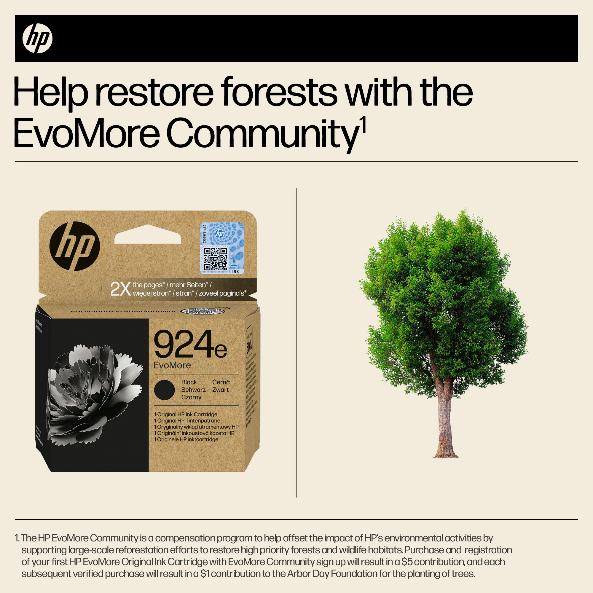HP 4K0V0NE/924E Ink cartridge black EvoMore, 1.000 pages ISO/IEC 19752 for HP OJ Pro 8120/e