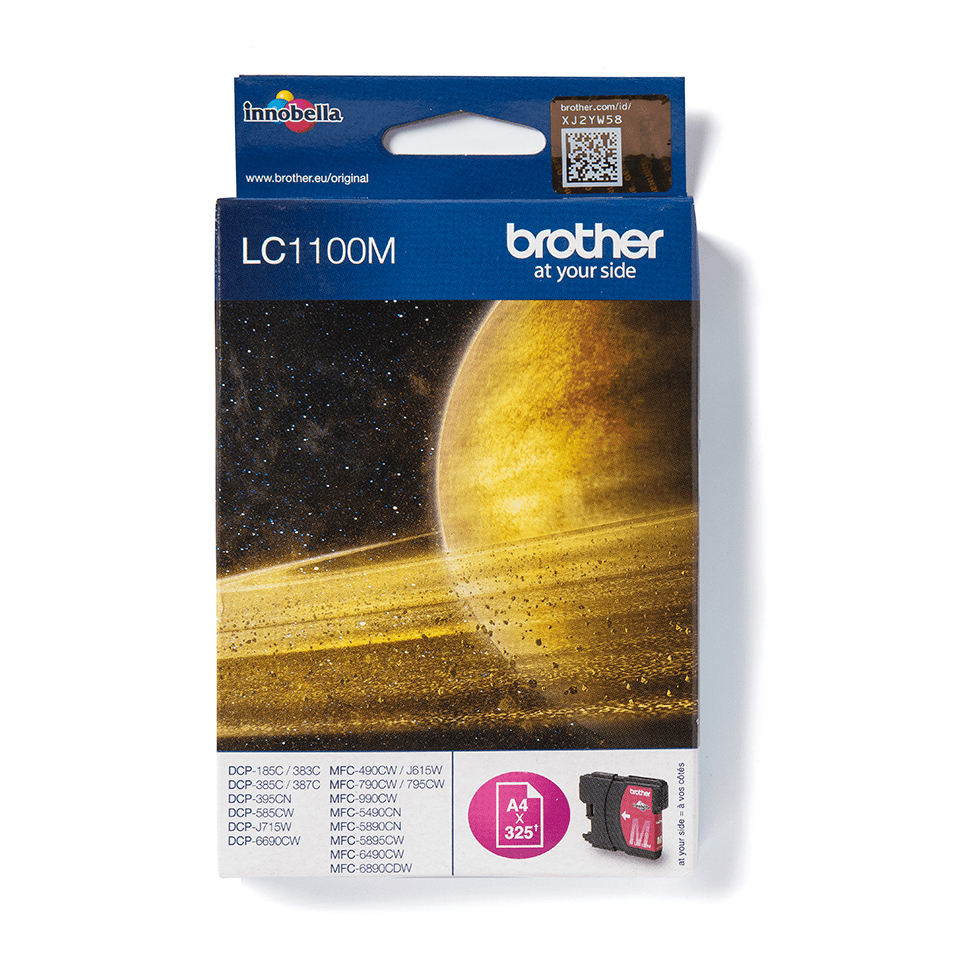 be04c15ef4595b1cdd20deff8ec9a935fb0059b6 Brother LC-1100M Ink cartridge magenta, 325 pages ISO/IEC 24711 5.5ml for Brother DCP 185 C/MFC 6490 C