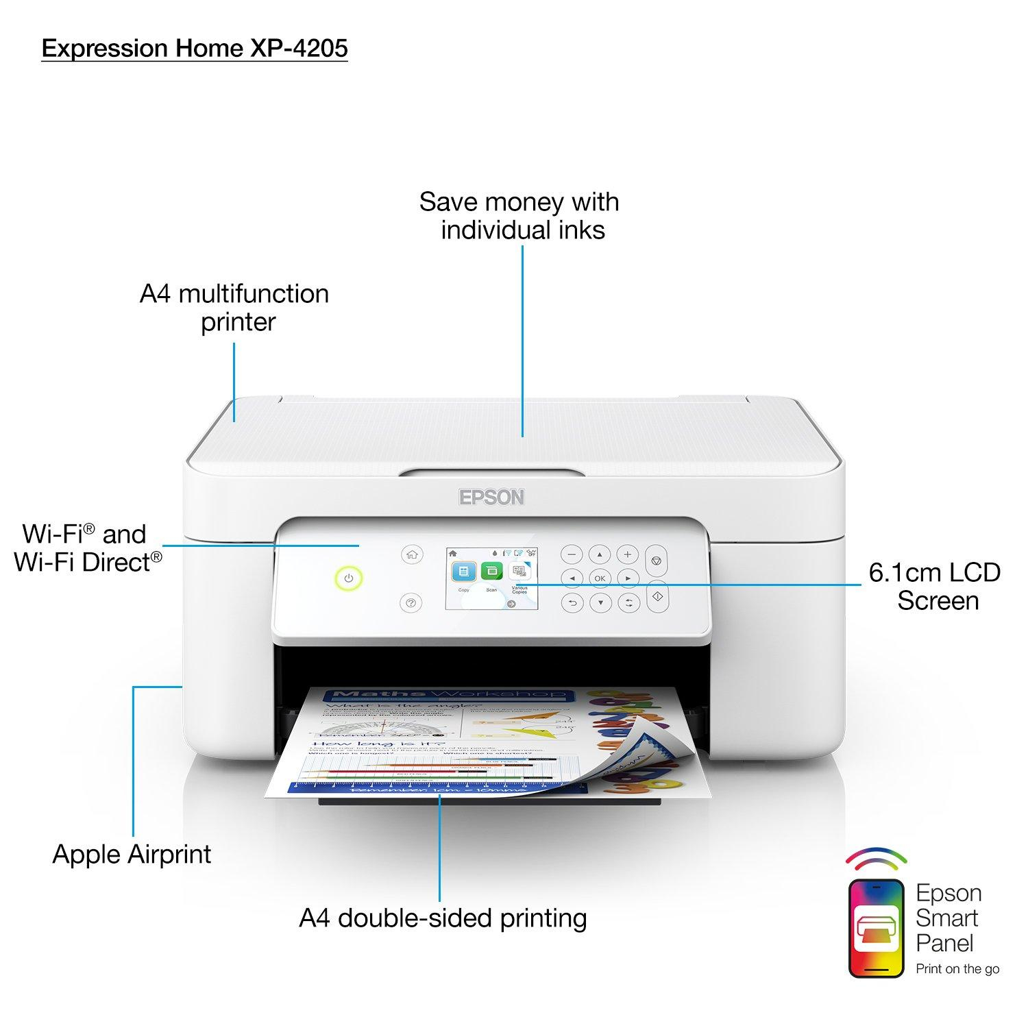 Epson Expression Home XP-4205 Inkjet A4 5760 x 1440 DPI 10 ppm Wi-Fi