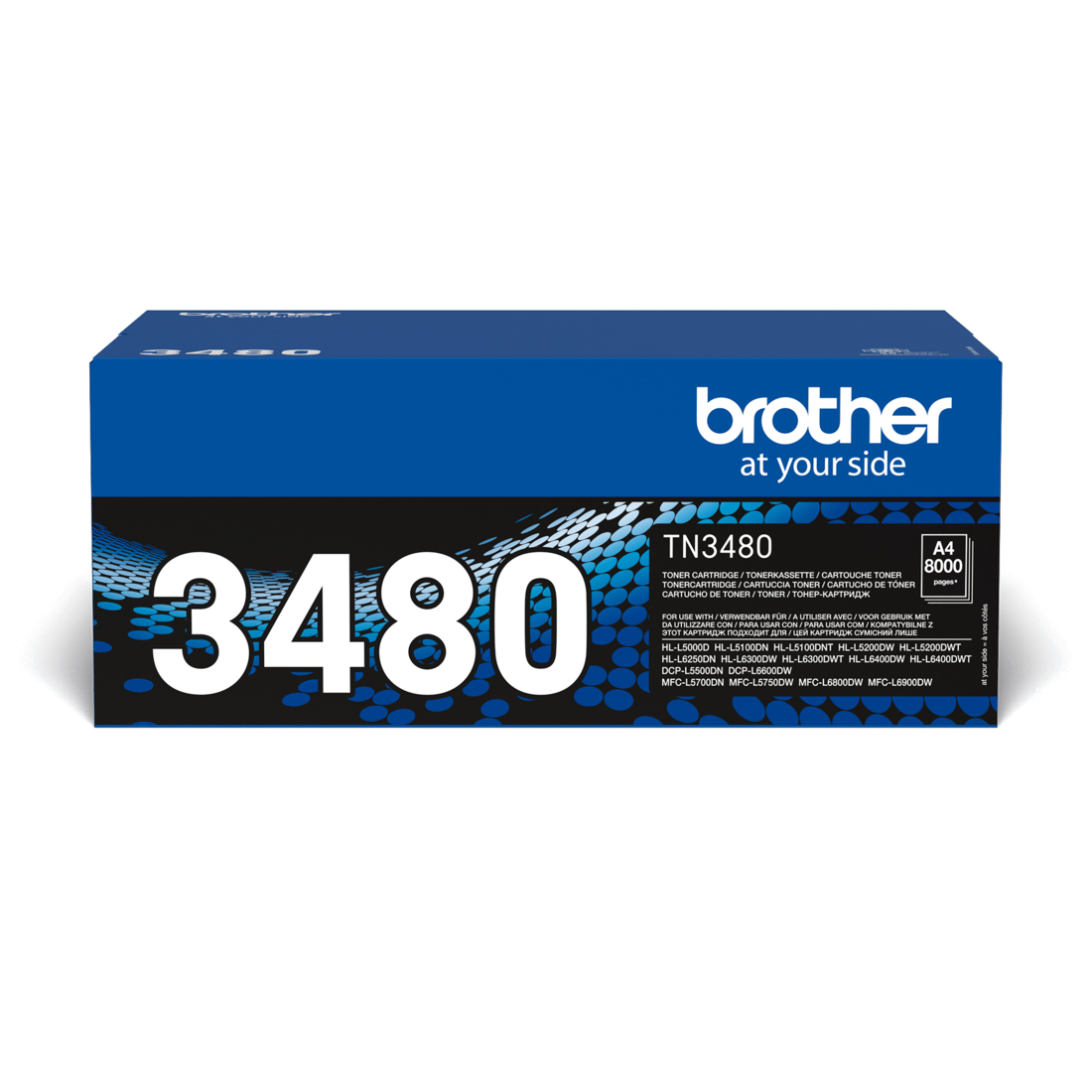 c06a0837e0116f940a00f5c30584aef83a4a5477 Brother TN-3480 Toner-kit, 8.000 pages ISO/IEC 19752 for Brother HL-L 5000/6250/6400