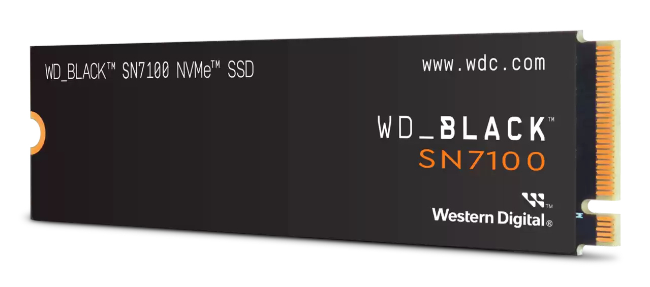 c0acdadc67dc92d3e54acd002fb90966e7b35f76 Western Digital Black SN7100 1 TB M.2 PCI Express 4.0 NVMe 3D TLC NAND