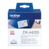 Brother DK-44205 DirectLabel Etikettes white Paper 62mm x 30,48m for Brother P-Touch QL/700/800/QL 12-102mm/QL 12-103.6mm