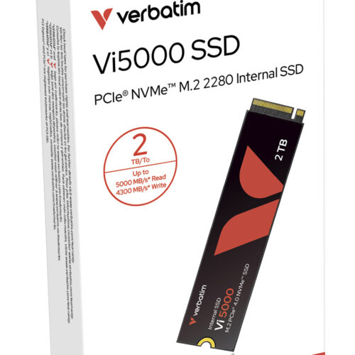 Verbatim Vi5000 PCIe NVMe M.2 SSD 2TB