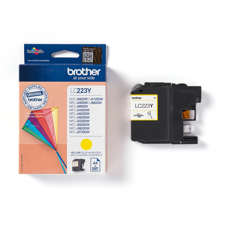 c32517c5b4188c77d7877b634374fb01e5e1eef7 Brother LC-223Y Ink cartridge yellow, 550 pages ISO/IEC 24711 5.9ml for Brother DCP-J 562/MFC-J 4420/MFC-J 5320