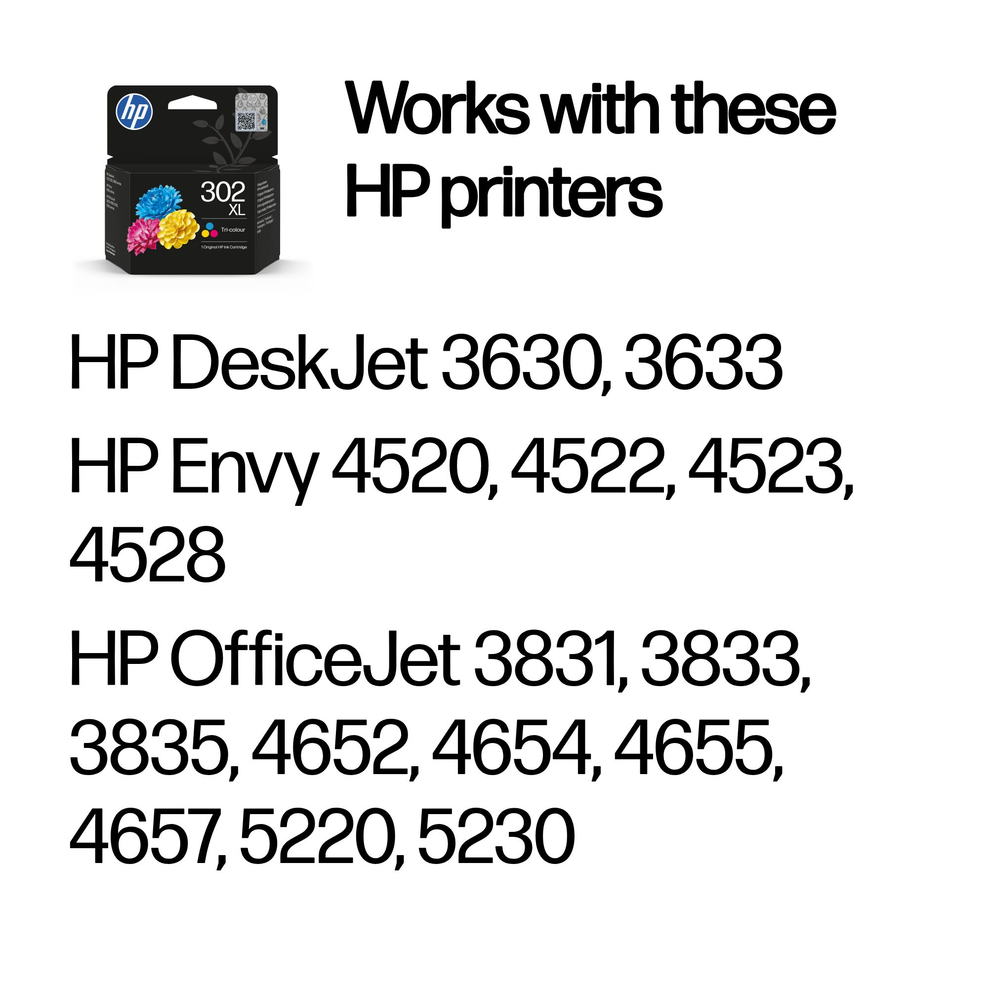 c60f3db49bf6f68a7136251ce00c9aded1731ae7 HP F6U67AE/302XL Printhead cartridge color high-capacity, 300 pages ISO/IEC 24711 8ml for HP DeskJet 1110/2130/OfficeJet 5200
