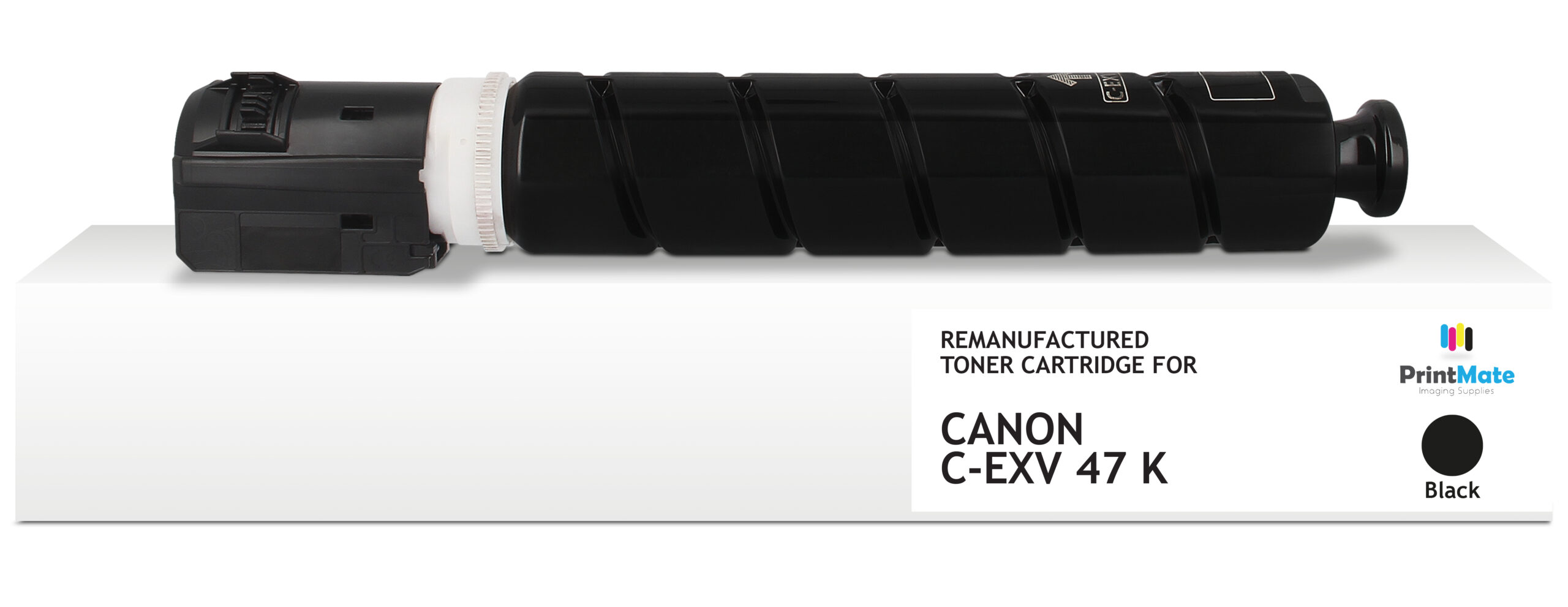 PrintMate CANON C-EXV47 K, remanufactured toner, Black 19000p