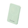 c66c634695e56d1986b4eb969366863380b7238d Verbatim Charge ´n´ Go Essentials Magnetic Wireless Power Bank 5000 mAh Green