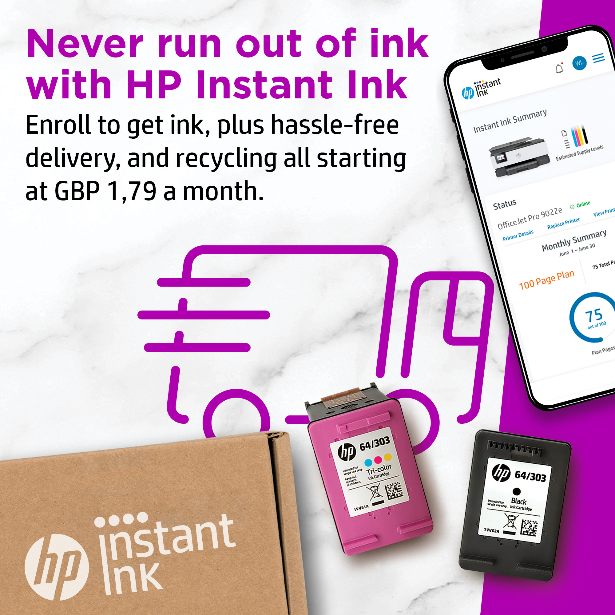 HP OfficeJet Pro 9022e Multifunction InkJet (226Y0B)