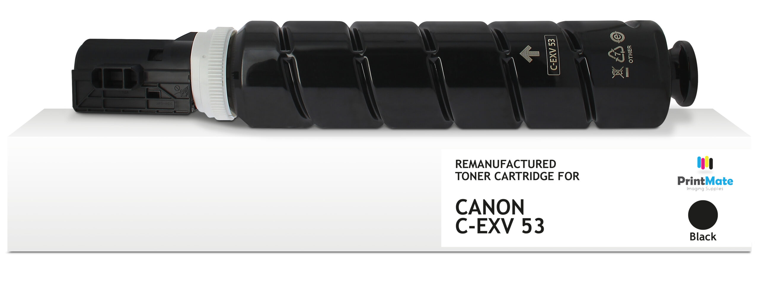 PrintMate CANON C-EXV53, remanufactured toner, Black 41200p