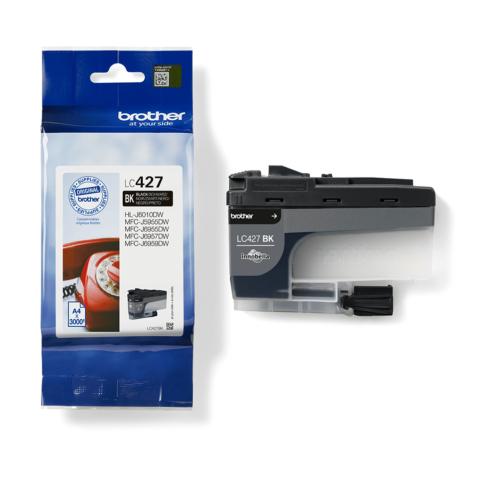 c8c66df85a4cced59df9beb9887a65e5d1ca99d1 Brother LC-427BK Ink cartridge black, 3.000 pages ISO/IEC 24711 for Brother MFC-J 5955