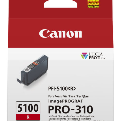 Canon 6958C001/PFI-5100R Ink cartridge red 969 Photos for Canon IPF PRO-310