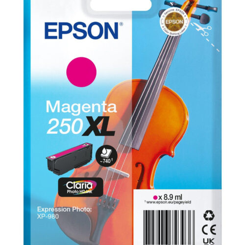 Epson C13T16P34010/250XL Ink cartridge magenta high-capacity, 740 pages 8.9ml for Epson Expression Photo XP-980