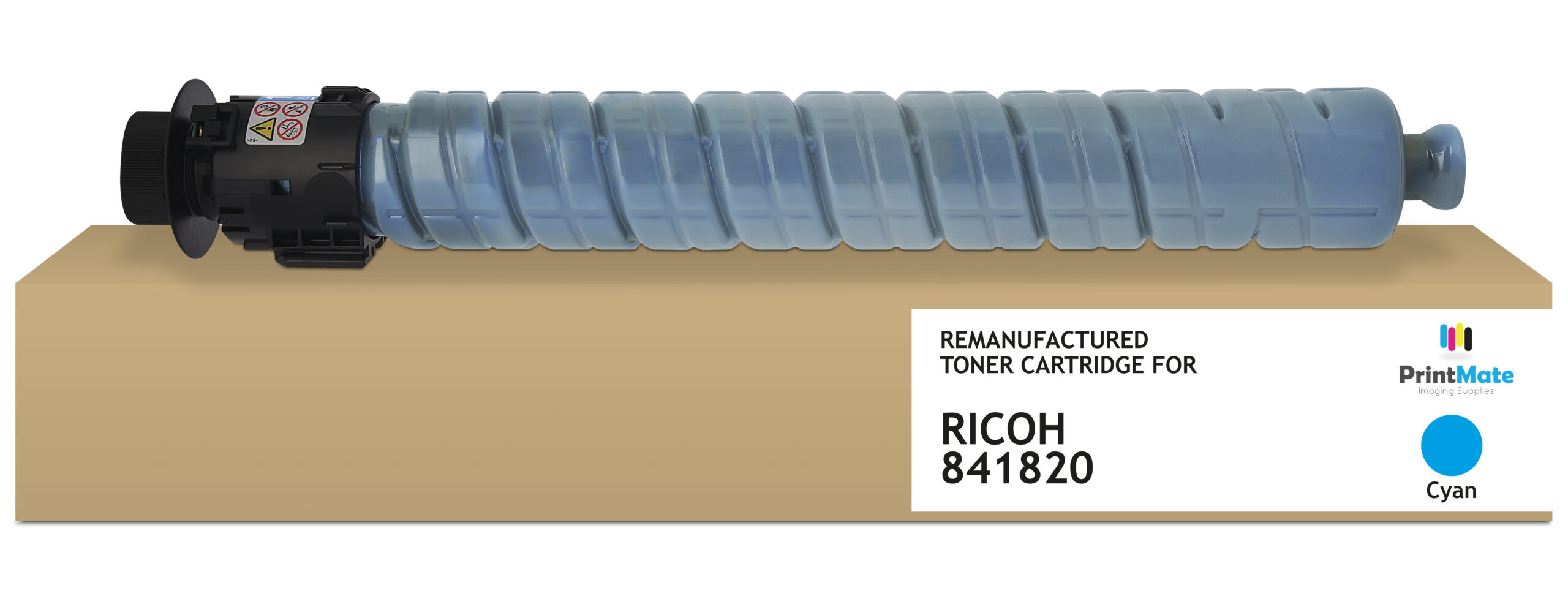 cb4d3e919448fd862a7f531af8ebdf1979ea3e59 PrintMate RICOH 841820, remanufactured toner, Cyan 18000p