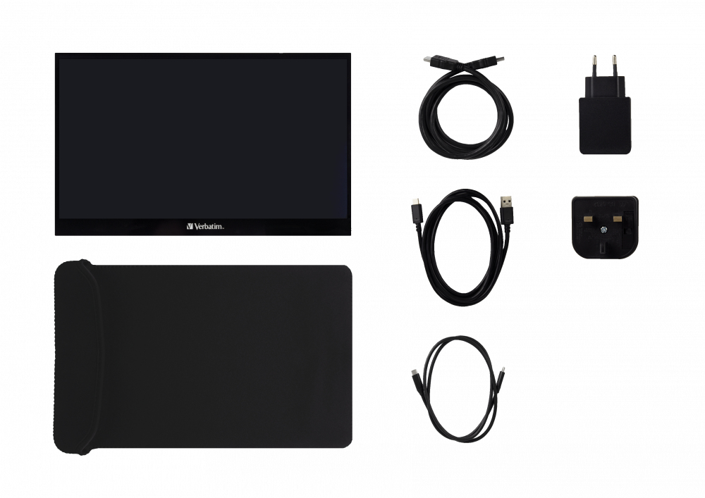 cc6e3cbe5192e0147737d17107a0e114 Verbatim 49593 computer monitor 43.9 cm (17.3") 1920 x 1080 pixels Full HD LCD Touchscreen Black