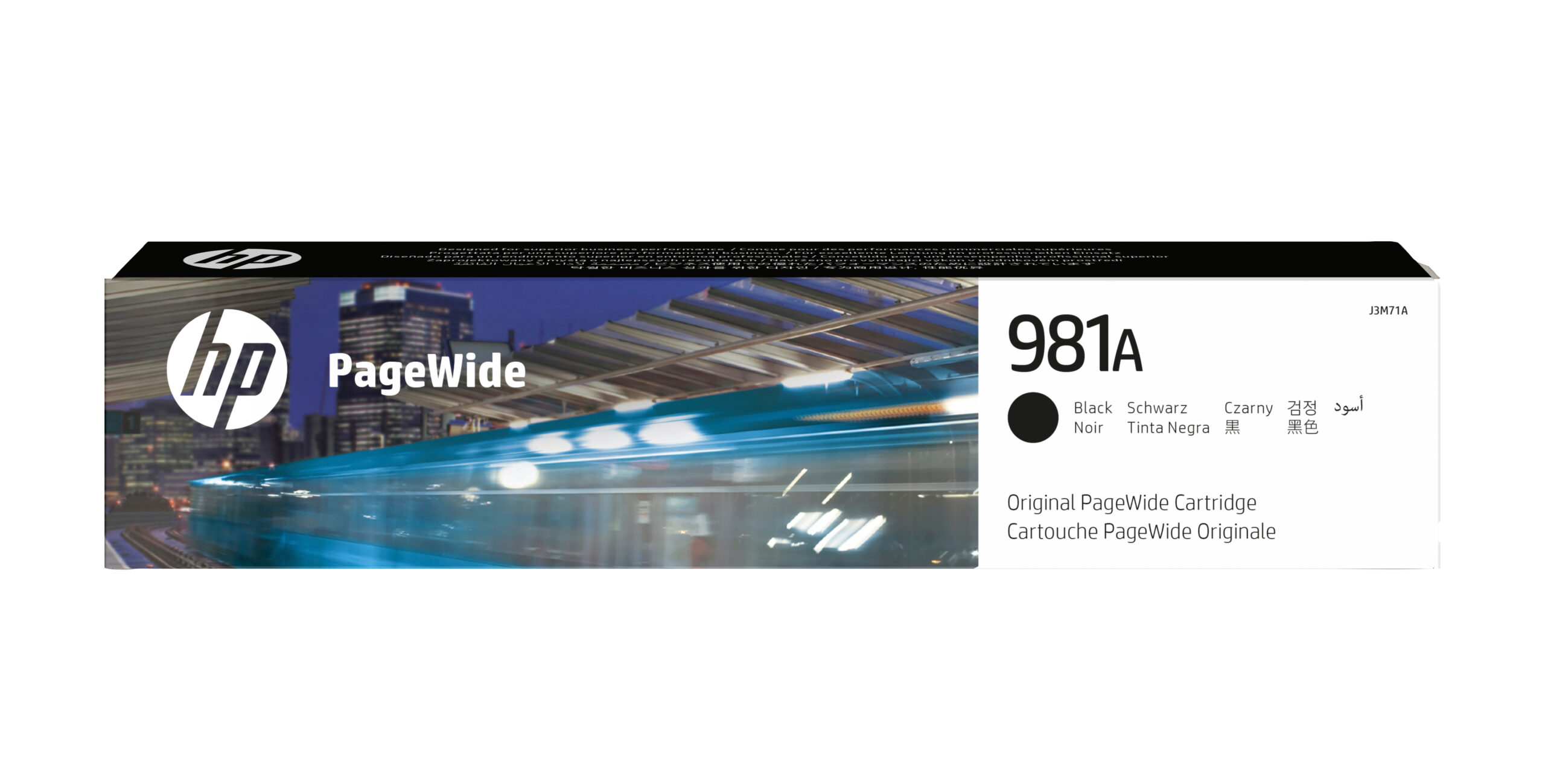HP J3M71A/981A Ink cartridge black, 6.000 pages ISO/IEC 19798 106ml for HP PageWide E 58650/556