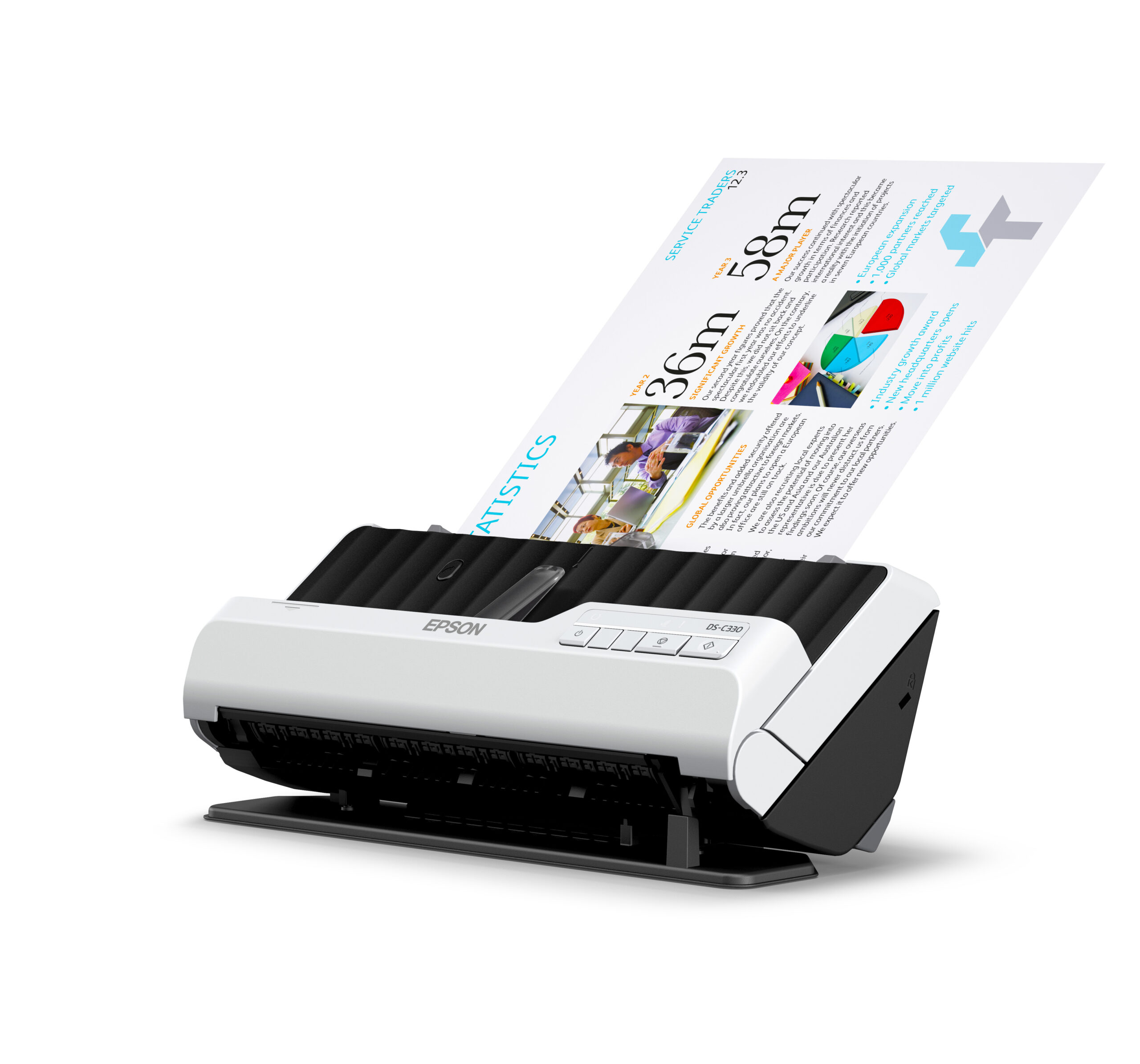cdfbeef1f8c97d3ba8d1fcada3cd6104 Epson DS-C330 ADF + Sheet-fed scanner 600 x 600 DPI A4 Black, White