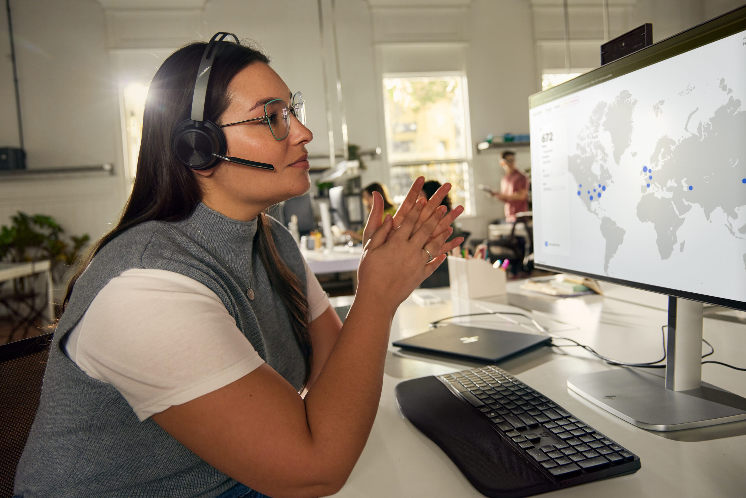 ce0f633d9638e0573ac8335b41859a28ff263fb5 HP Poly Voyager Focus 2 Microsoft Teams Certified USB-A Headset