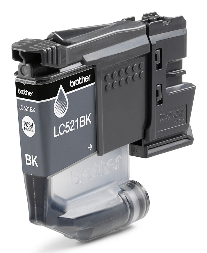 Brother LC-521BK Ink cartridge black, 500 pages ISO/IEC 19752 for Brother DCP-J 1260