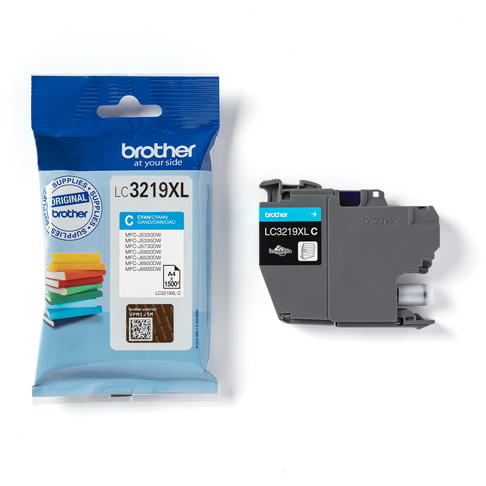 Brother LC-3219XLC Ink cartridge cyan, 1.500 pages ISO/IEC 24711 12,4ml for Brother MFC-J 5330