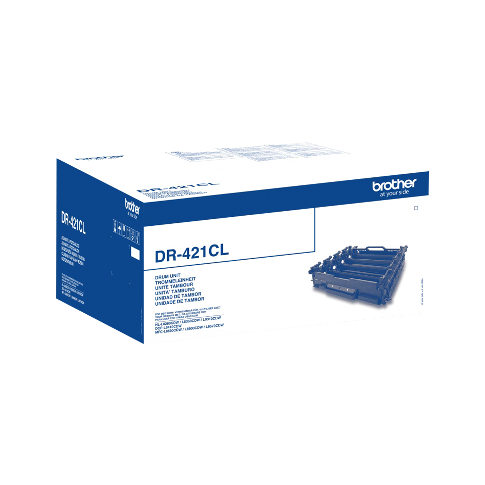 Brother DR-421CL Drum kit Bk,C,M,Y, 4x50.000 pages Pack=4 for Brother HL-L 8260/8360/9310