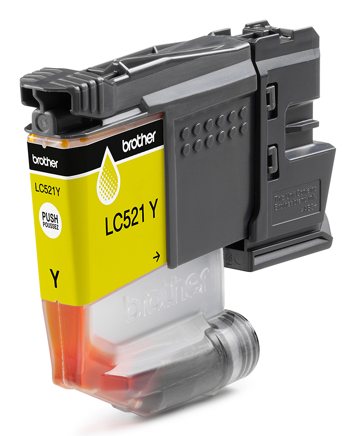 d2385b6aa813025bf02c85ac6073296cfa9122aa Brother LC-521Y Ink cartridge yellow, 500 pages ISO/IEC 19752 for Brother DCP-J 1260