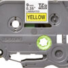 Brother TZE-621 DirectLabel black on yellow Laminat 9mm x 8m for Brother P-Touch TZ 3.5-18mm/6-12mm/6-18mm/6-24mm/6-36mm