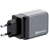 d4387b336eade303accd598413885189 Verbatim GNC-65 GaN Charger 65W with 2 x USB-C PD 65W / 1 x USB-A QC 3.0 (EU/UK/US)