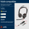 d5522cc30d6714a7bcfd84931de4a01cabac4a42 HP Poly Blackwire 5220 Stereo USB-C Headset +3.5mm Plug +USB-C/A Adapter