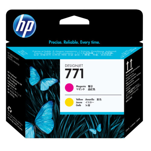 d5587257b20ba8ec4816b4d08165c9ca0f3294ed HP CE018A/771 Printhead magenta / yellow 775ml for HP DesignJet Z 6200/6600/6800