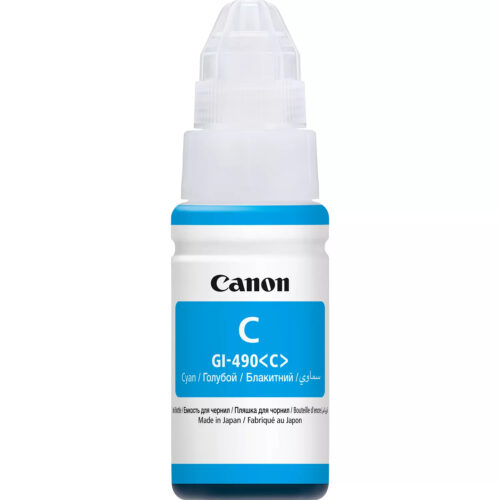 Canon 0664C001/GI-490C Ink bottle cyan, 7.000 pages 70ml for Canon Pixma G 1400