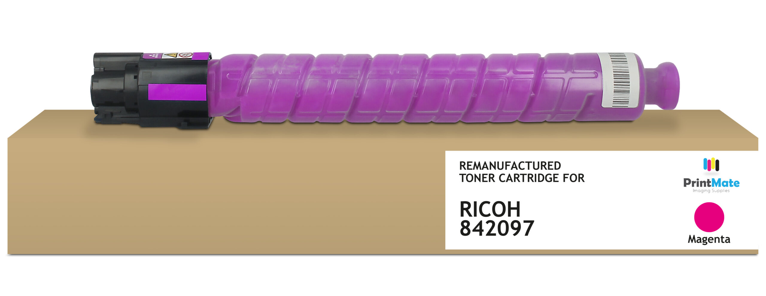 d8e675c2053839e9468927df669a2ae0c4ef8ada PrintMate RICOH 842097, remanufactured toner, Magenta 6000p
