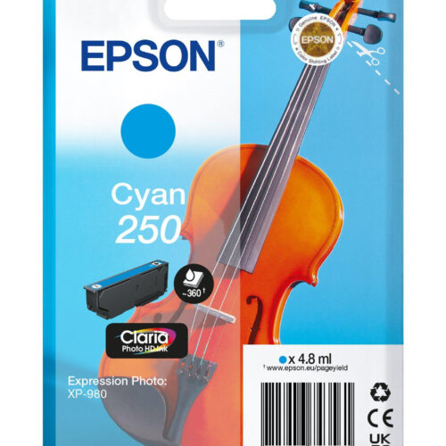 Epson C13T16N24010/250 Ink cartridge cyan, 360 pages 4.8ml for Epson Expression Photo XP-980
