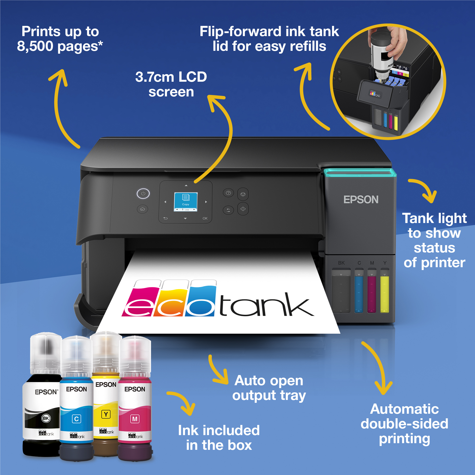 Epson EcoTank ET-2950 Multifunction InkJet (C11CL41401)