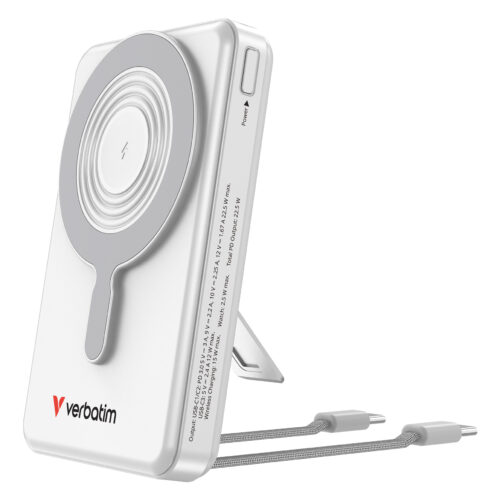 Verbatim Charge´n´Go 2C & Display Power Bank 10000 mAh Silver