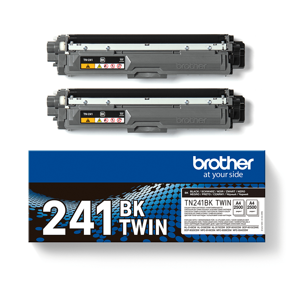 dc03a00ec206edca6fad1a3f7990194cb848cd21 Brother TN-241BKTWIN Toner-kit black twin pack, 2x2.500 pages ISO/IEC 19798 Pack=2 for Brother HL-3140