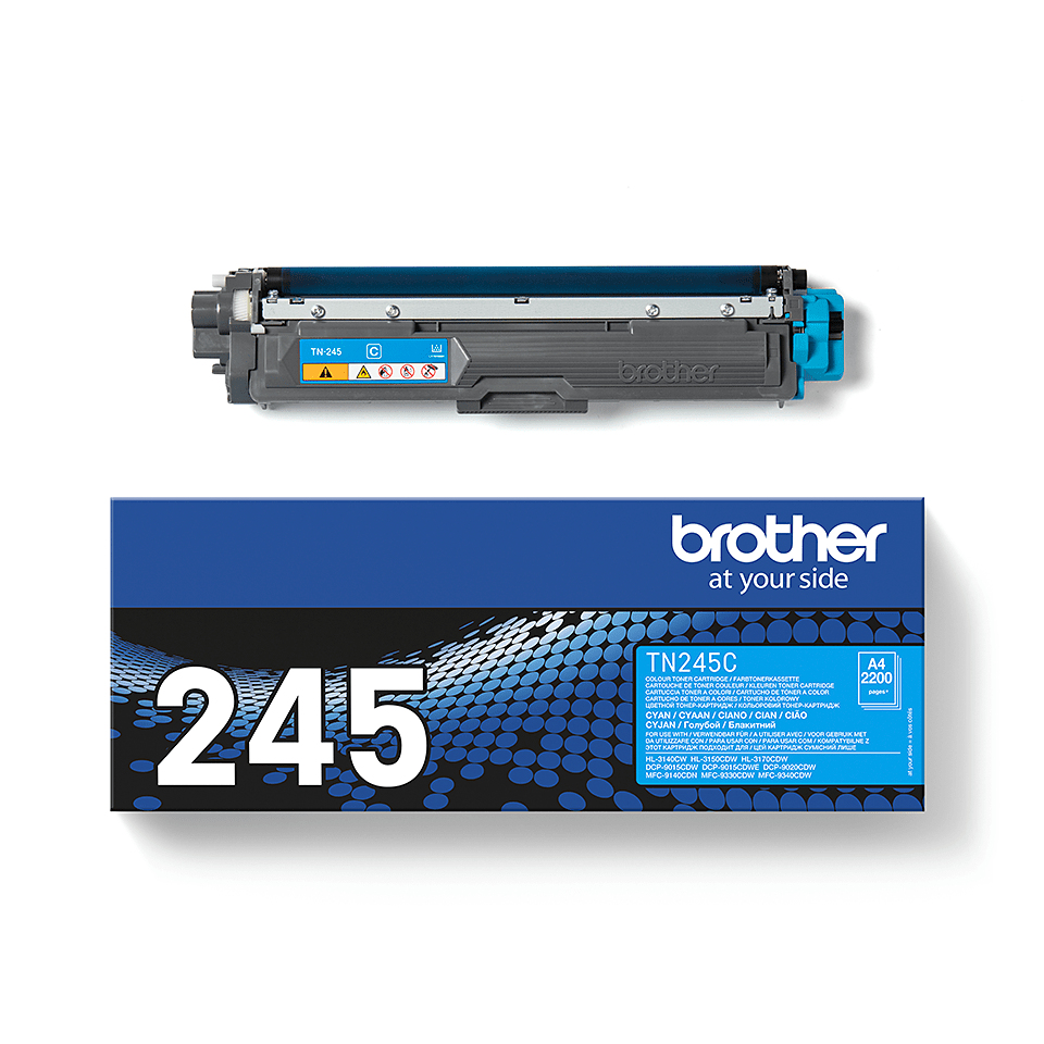 Brother TN-245C Toner-kit cyan high-capacity, 2.200 pages ISO/IEC 19798 for Brother HL-3140