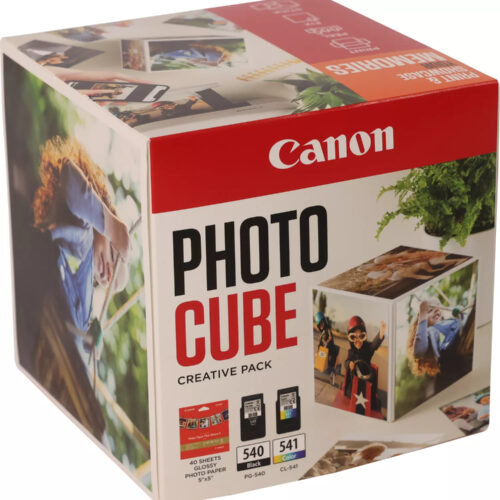 de66bcf05a390681bbc75bd099ef596e Canon 5225B018/PG-540+CL-541 Printhead cartridge multi pack black / color Cube white orange + Photopaper PP-201 13x13cm 40 sheet 180pg+180pg Pack=2 for Canon Pixma MG 2150/MX 370