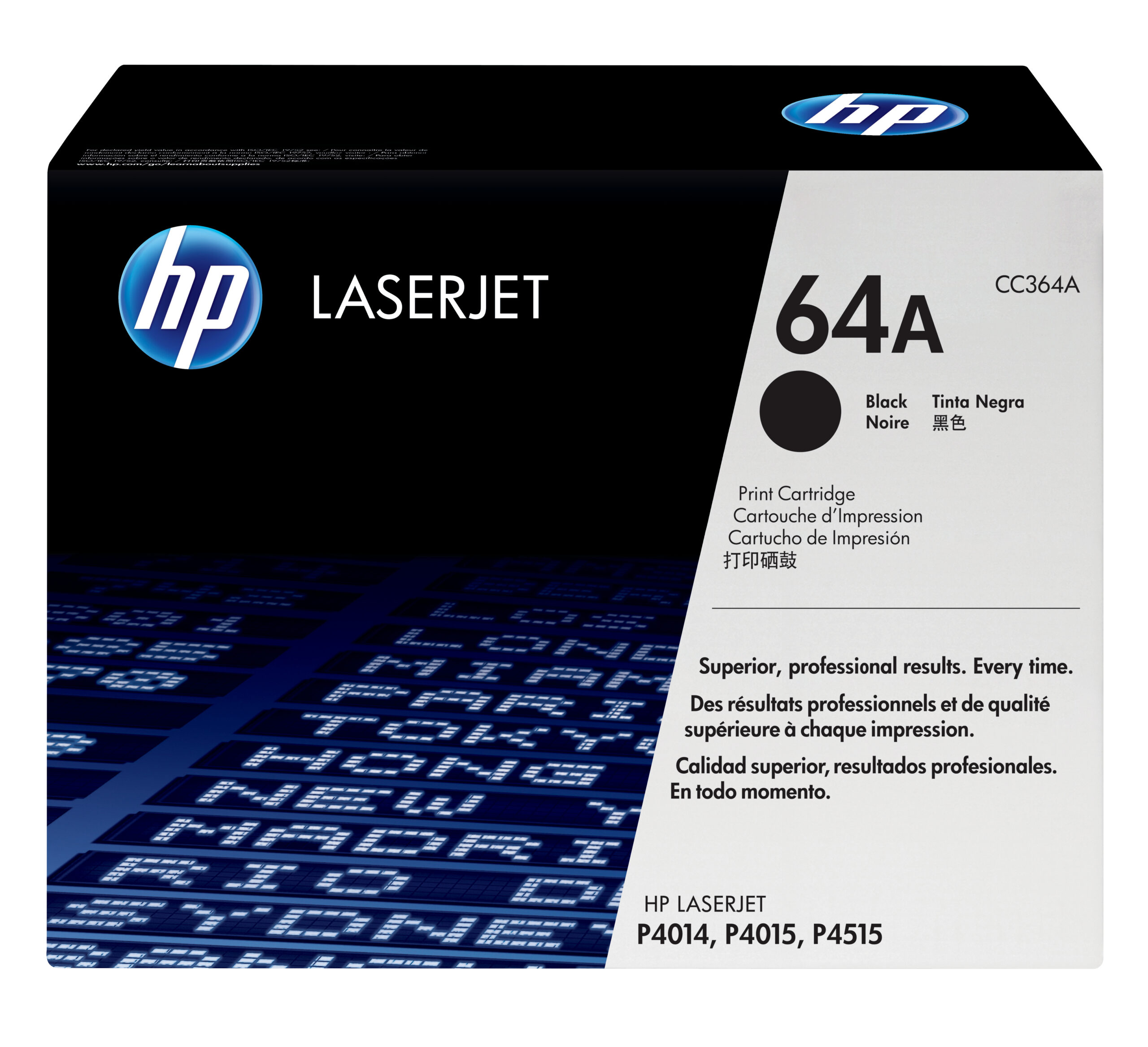 HP CC364A/64A Toner cartridge black, 10.000 pages ISO/IEC 19752 for HP LaserJet P 4014/4015