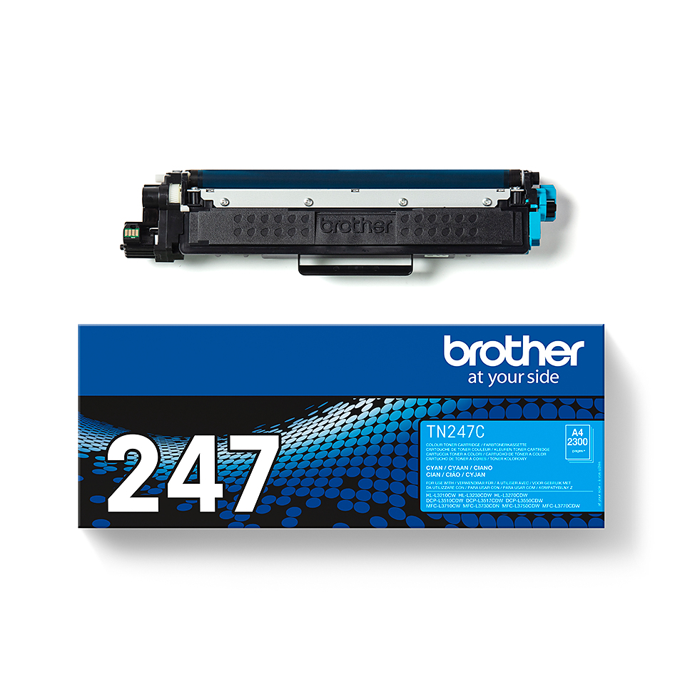 Brother TN-247C Toner-kit cyan high-capacity, 2.300 pages ISO/IEC 19752 for Brother HL-L 3210