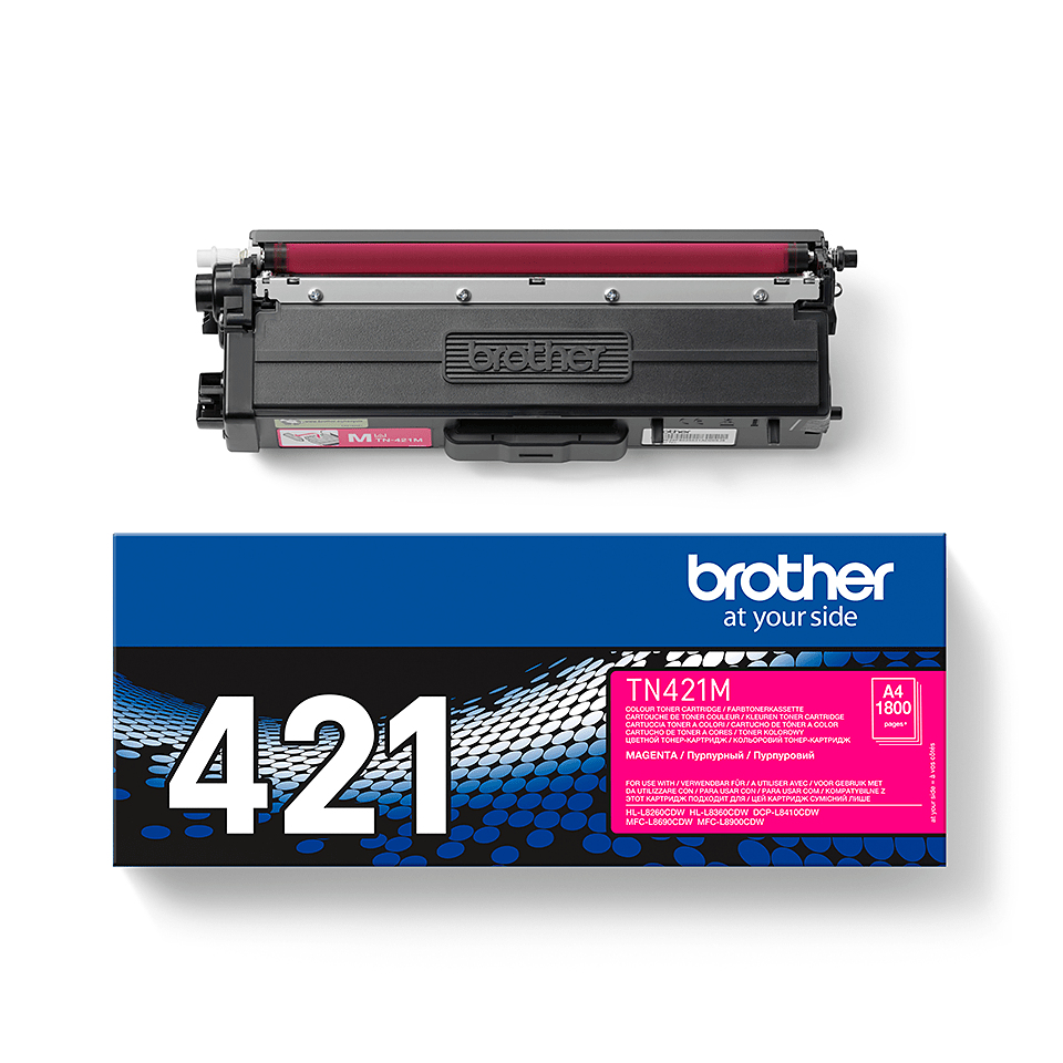 e0a0931bada73c0155128e4f9527803334fe5960 Brother TN-421M Toner-kit magenta, 1.800 pages ISO/IEC 19752 for Brother HL-L 8260/8360
