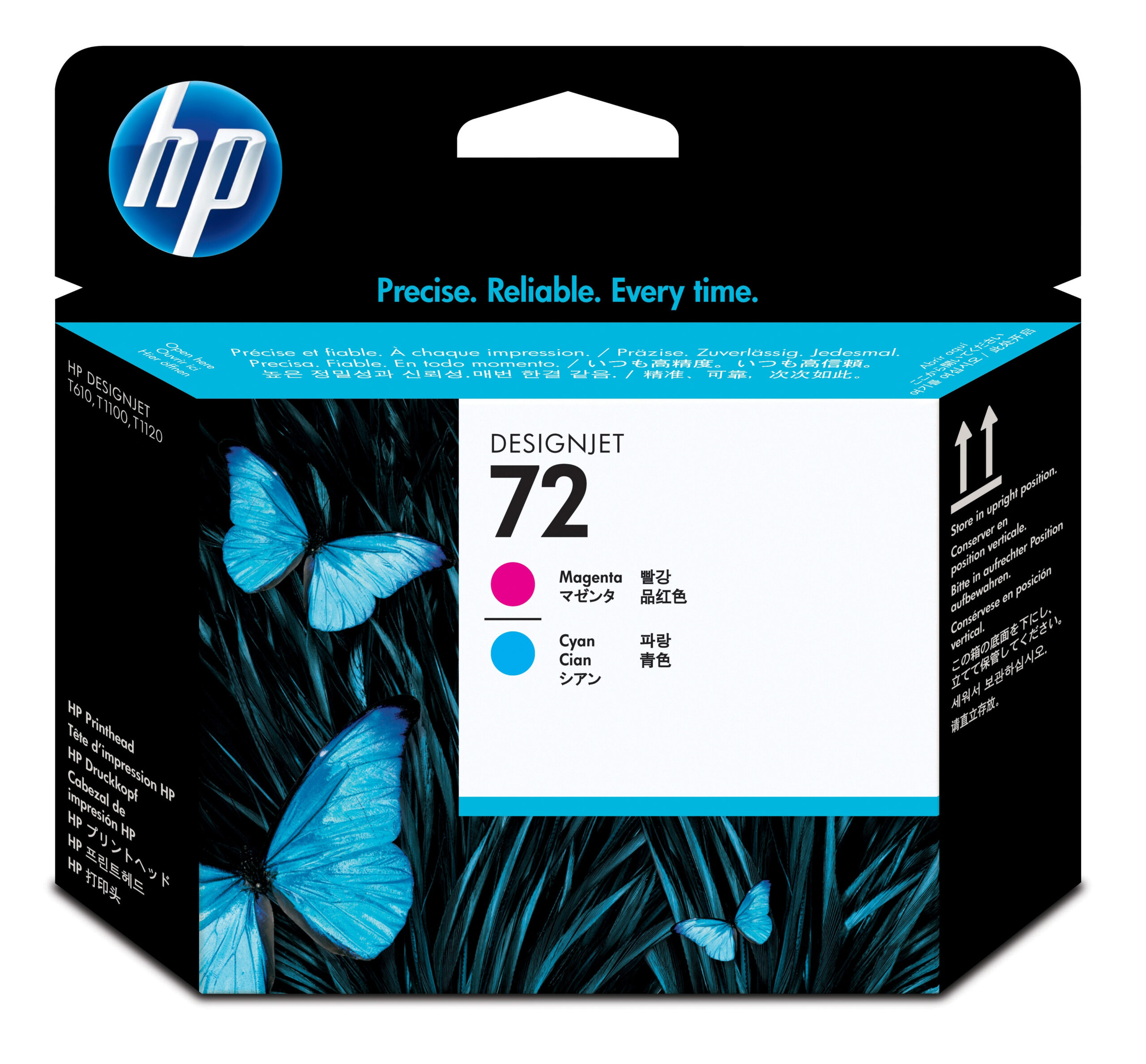 e1677832fb161ead2d586d2a55ca0423deebbf18 HP C9383A/72 Printhead magenta + cyan for HP DesignJet T 1100/1200/1300/620