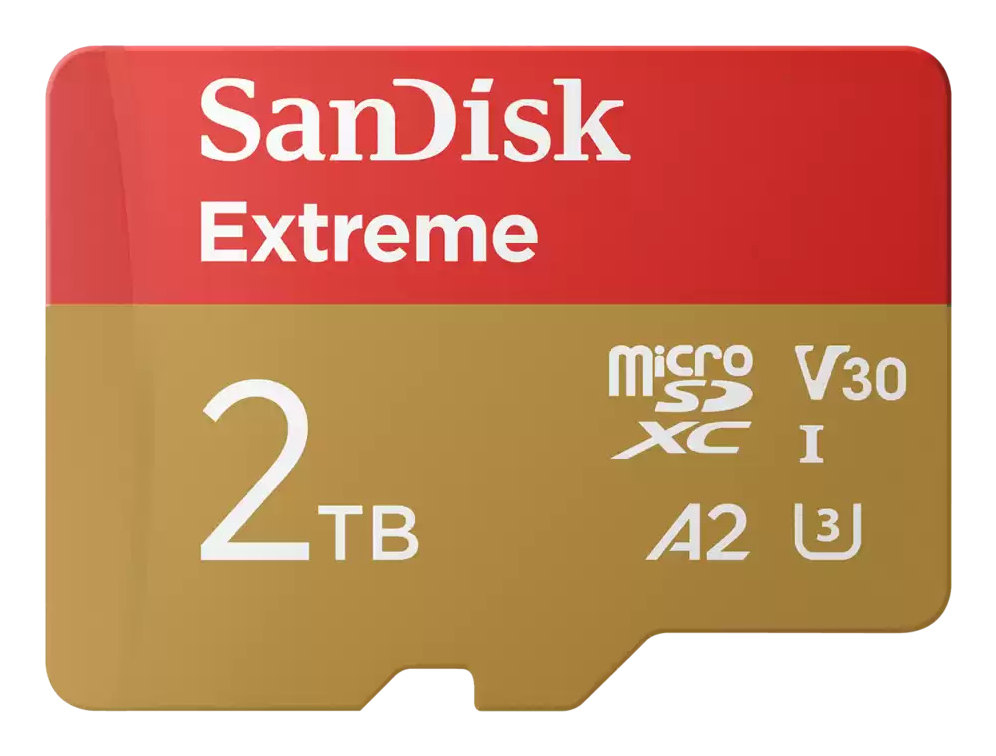 e223b549d53233ba1c3128fe832b9e4c4983d0f4 SanDisk Extreme 2 TB MicroSDXC UHS-I Class 10