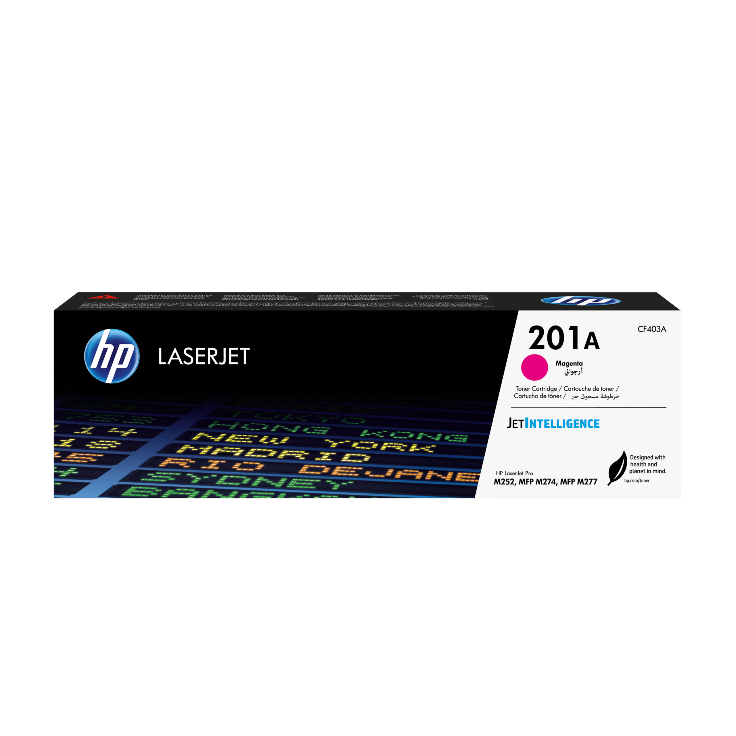 HP CF403A/201A Toner cartridge magenta, 1.330 pages ISO/IEC 19752 for HP Pro M 252