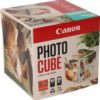 Canon 3713C012/PG-560+CL-561 Printhead cartridge multi pack black + color Cube white blue +PP201 40 sheet 13x13cm 7,5ml + 8,3ml Pack=2 for Canon Pixma TS 5350