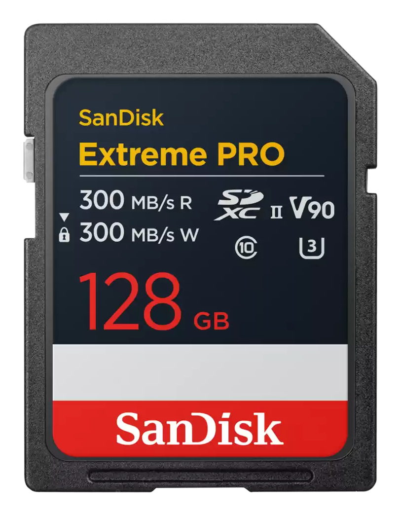 e5a8f7b7744d723714c0de209fb9dd17c9db86ea SanDisk Extreme PRO 128 GB SDXC UHS-II Class 10