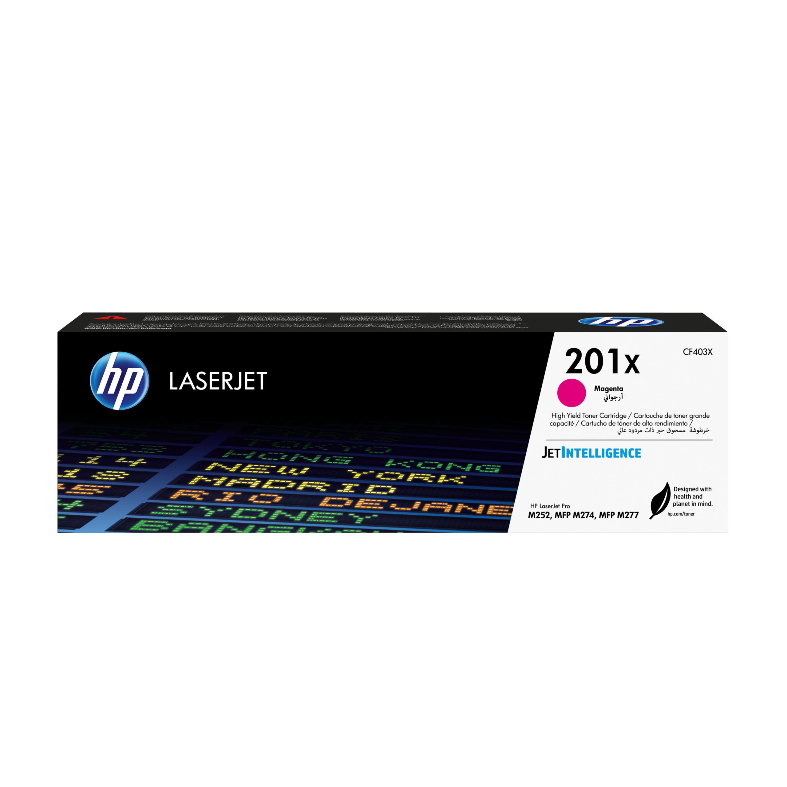 HP CF403X/201X Toner cartridge magenta high-capacity, 2.300 pages ISO/IEC 19752 for HP Pro M 252