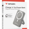 Verbatim Charge ´n´ Go Magnetic Wireless Power Bank with stand - 10000 mAh Grey
